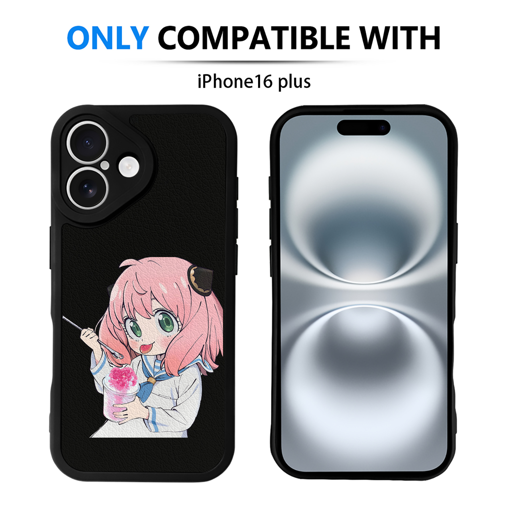 （画像用） SPY×FAMILY间谍家家酒 【iPhone 16シリーズ対応】シリコンスマホケース（レザー調） 材質：シリコン